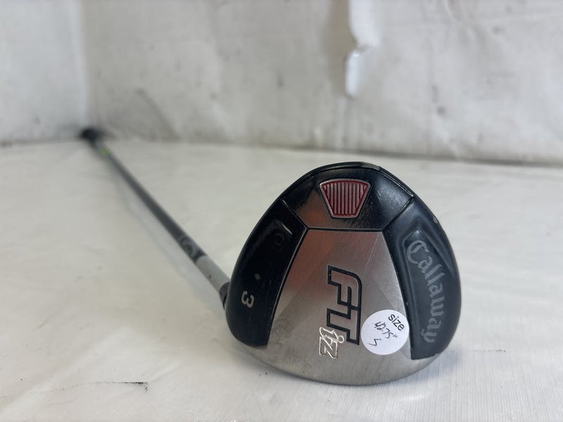 Used Callaway Ft Iz 3 Wood Stiff Flex Graphite Shaft Fairway Wood 42.75"