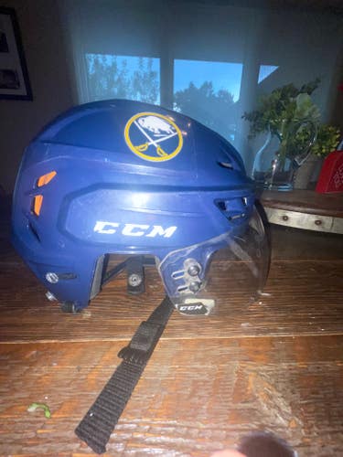 Used Medium CCM Tacks 710 Helmet With CCM Visor
