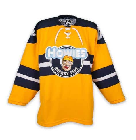 Yellow New Large Howies Jersey Pro Stock