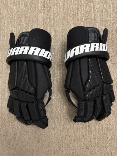 Warrior Burn Next Lacrosse gloves Size Medium BNGSR18BKM