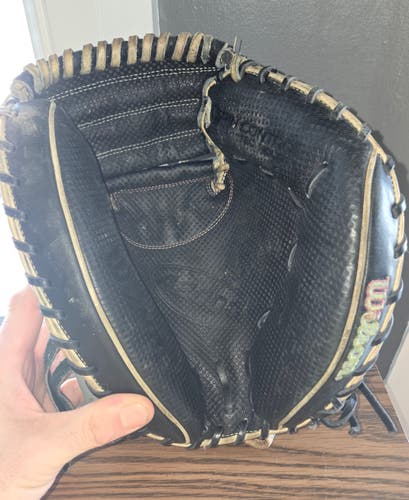 Used 2021 Wilson A2000 Right Hand Throw Catcher's A2000 Baseball Glove 33.5"