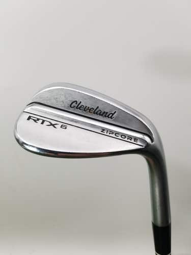 2023 CLEVELAND RTX6 ZIPCORE WEDGE 52* MID/10 STIFF PROJECT X LZ 35.5" VERYGOOD