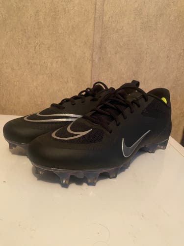 Nike Alpha Huarache 8 Pro Lax Lacrosse Black Cleats Mens Size 10.5 CW4439-005