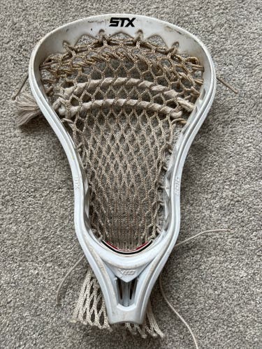 STX X10 Strung Lacrosse Head