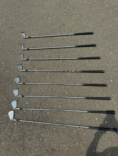 Used Men's Mizuno Right Handed Stiff Flex Steel Shaft MP-60 Iron Set