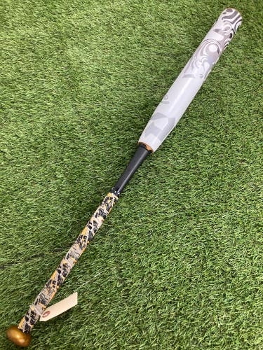 (Barrel Rattle)White Used 2023 DeMarini Whisper Bat (-10) Composite 23 oz 33"