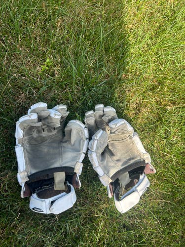 Used STX Large Lacrosse Gloves