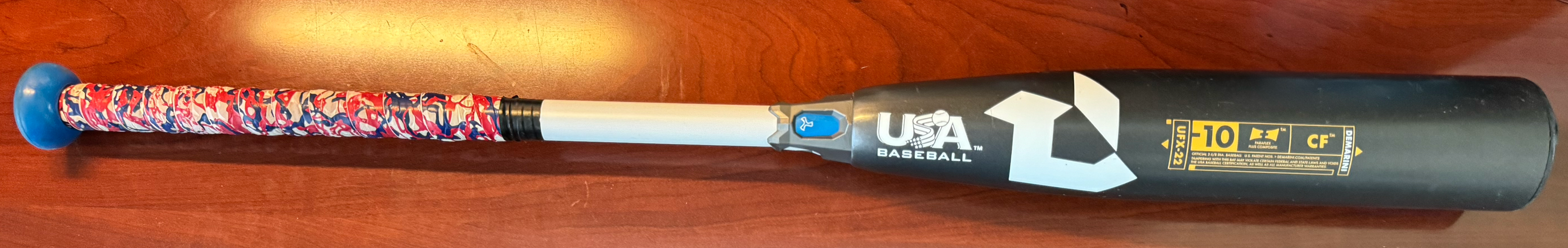 Used 2023 DeMarini CF USABat Certified Bat (-10) Composite 20 oz 30"
