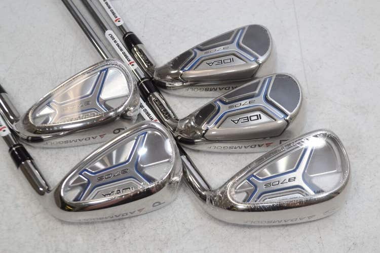 Adams Idea A7 OS 6-PW Iron Set Right Regular Flex Steel NEW # 176784