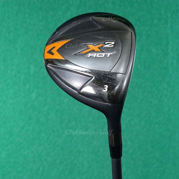Callaway X2 Hot+ Fairway 3 Wood Factory 65 Graphite Regular w/ Headcover