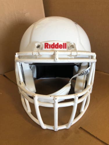 USED RIDDELL SPEED ADULT HELMET - MEDIUM - METALLIC WHITE