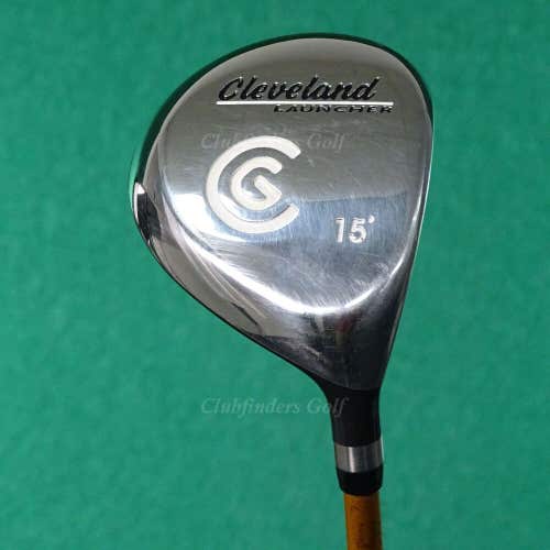 Cleveland Launcher Stainless Fairway 15° 3 Wood Launcher Gold Graphite Stiff &HC