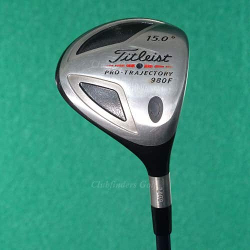 Titleist Pro Trajectory 980F Fairway 15° 3 Wood Graphite Design YS-6 Stiff