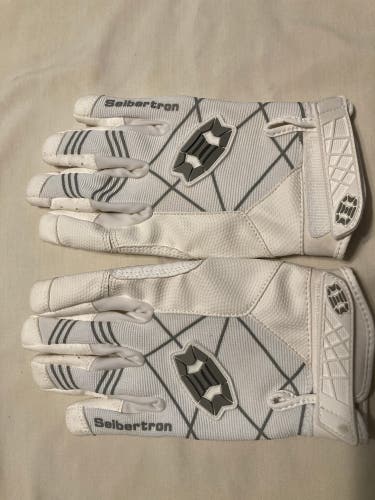 Seibertron B-A-R PRO 2.0 Signature Softball Batting Glove M Adult, white