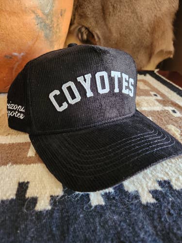 Arizona Coyotes Varsity Corduroy Adjustable Hat NWOT