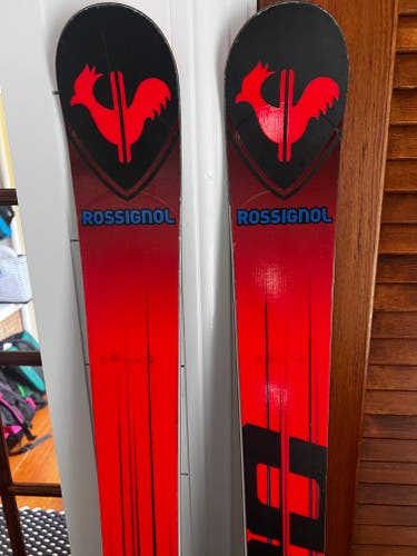 Used 2023 Unisex Rossignol 175 cm Racing Hero Athlete GS Skis With Bindings Max Din 12