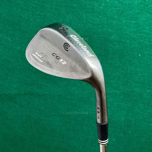 Cleveland CG12 Black Pearl 54-12 54 Sand Wedge Factory Steel Wedge Flex