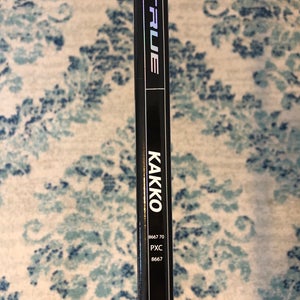 New Senior True Catalyst 9X Left-Handed Kaapo Kakko Pro Stock Hockey Stick (TC2/70 Flex)