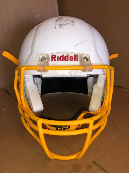 USED RIDDELL SPEED ADULT HELMET - LARGE - METALLIC WHITE