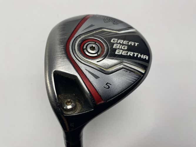 Callaway 2015 Great Big Bertha 5 Fairway Wood 18* Kuro Kage 50g Stiff LH Midsize