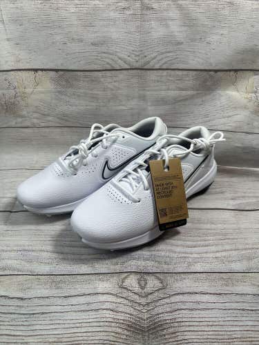 Nike Victory Pro 3 Golf Shoes Mens 10.5 DV6800-101 White Platinum Black New