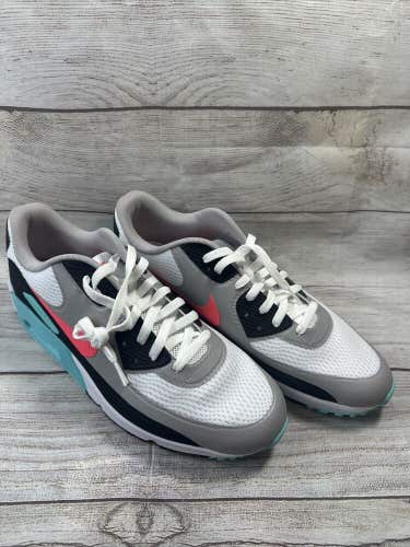 Men’s Nike Air Max 90 Golf Shoes Aurora Hot Punch South Beach CU9978-133 Size 13