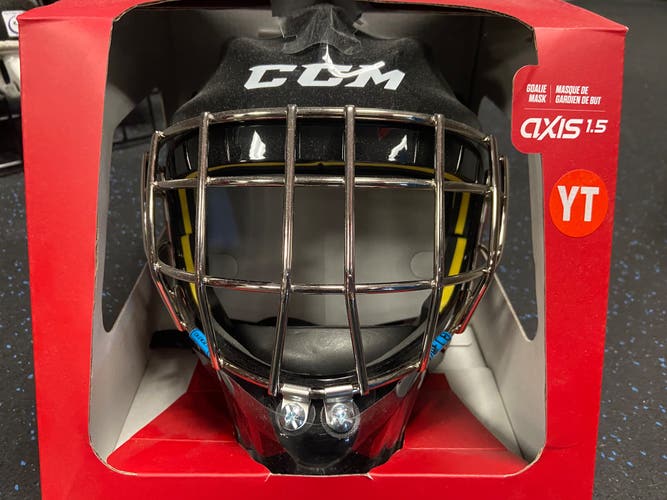 CCM Axis 1.5 Goal Helmet Youth Black