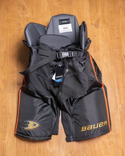 Anaheim Ducks Pro Stock Bauer Nexus Pro Pants Senior Medium - Brand new with tags