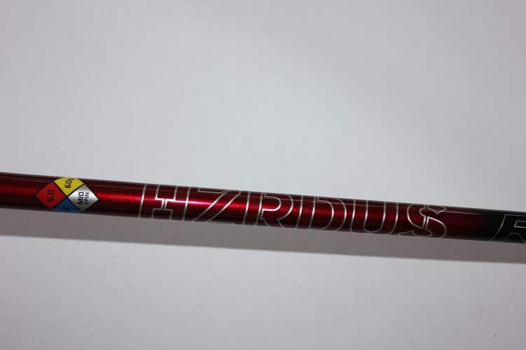 NEW PROJECT X HZRDUS SMOKE RED RDX 6.0 60G WOOD SHAFT - STIFF - UNCUT