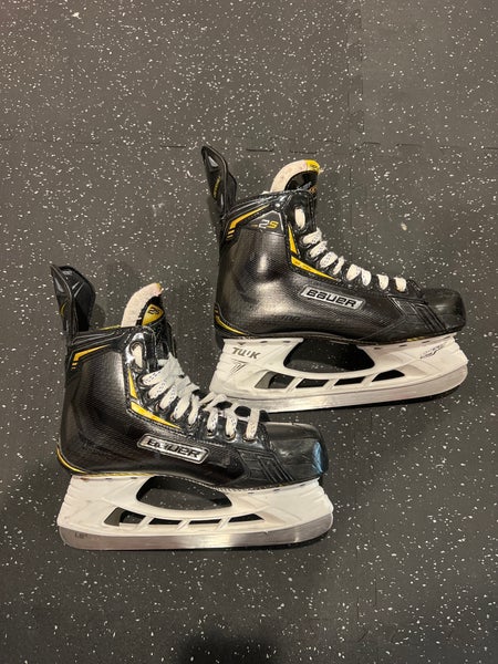 Used Senior Bauer Regular Width - Size 8.5 Supreme 2S Hockey Skates