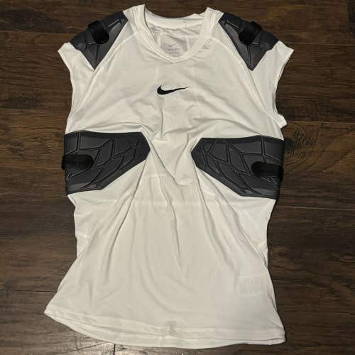 Nike Pro Combat Hyperstrong Compression Base Layer Football Padded Shirt sz XL