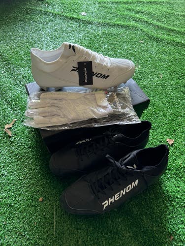 Phenom Football Cleats And Gloves