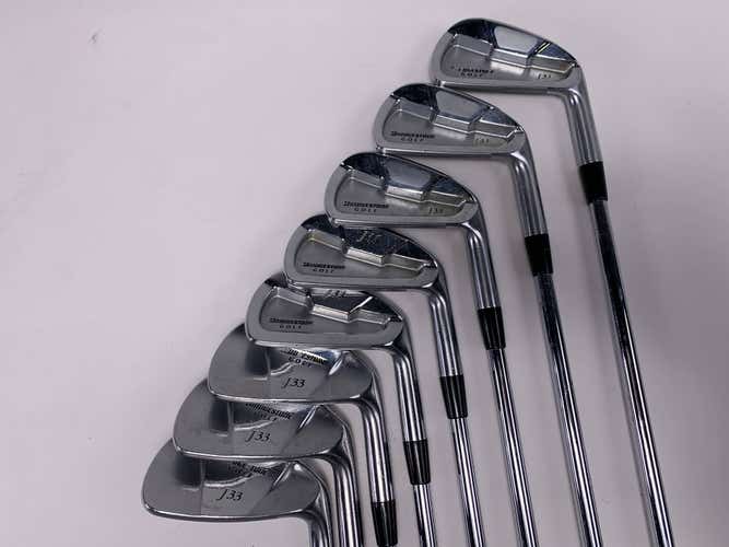 Bridgestone J33 Forged Cavity Back Iron Set 3-PW Dynamic Gold S300 Stiff RH