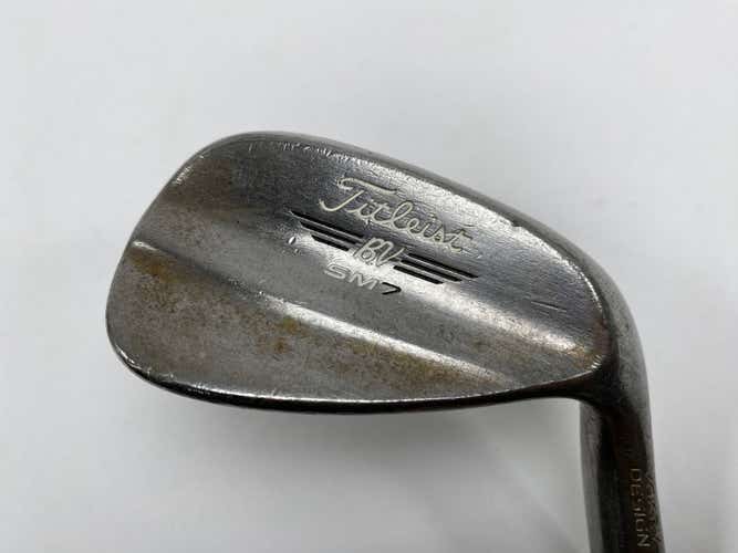 Titleist Vokey SM7 Raw Gap Wedge 50* 8 Bounce F-Grind Wedge Steel Mens RH