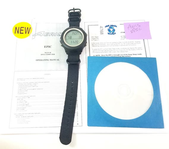 Aeris Epic Wrist Watch Scuba Dive Computer Wireless Air & Nitrox         #4768