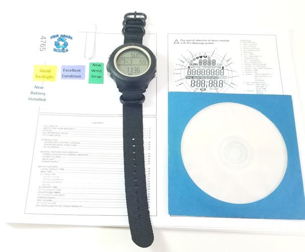 Oceanic Atom Wrist Watch Scuba Dive Computer Wireless Air & Nitrox         #4765