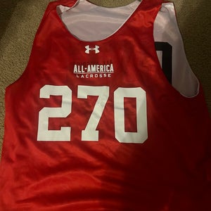 Under Armour All America Lacrosse Pinnie and 91 Jersey