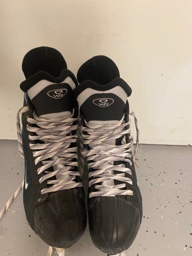 Used Senior Nike Quest V-Ti Hockey Skates Extra Wide Width 12