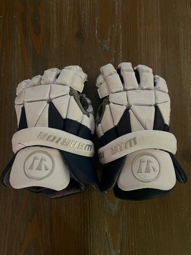 Used  Warrior Large Evo Lacrosse Gloves