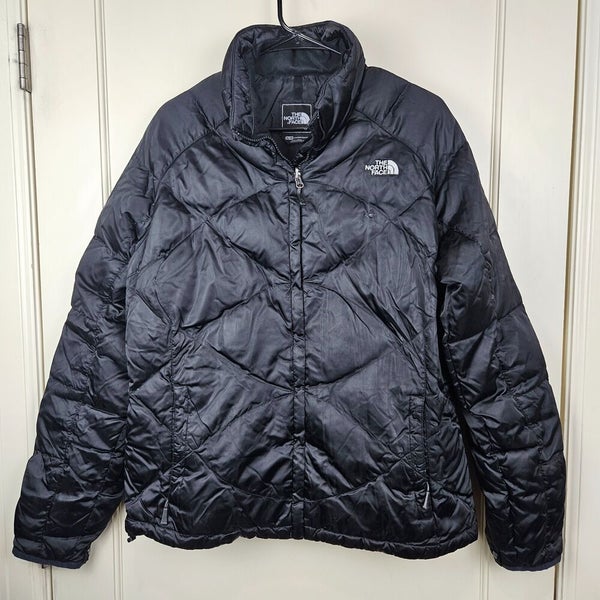 The North Face 550 Goose Down Puffer Jacket Women’s XL Black Quilted Winter
