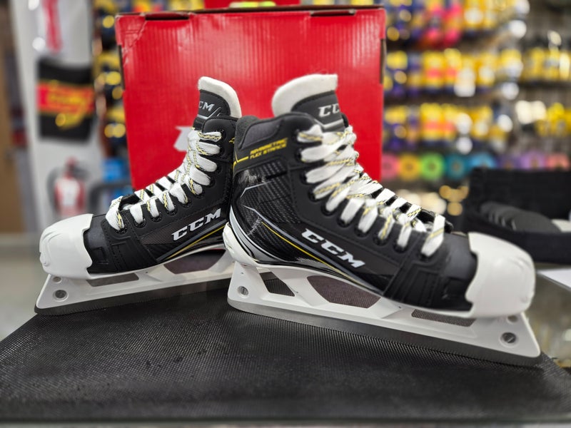New Senior CCM Tacks 9060 Hockey Goalie Skates Regular Width 8.5