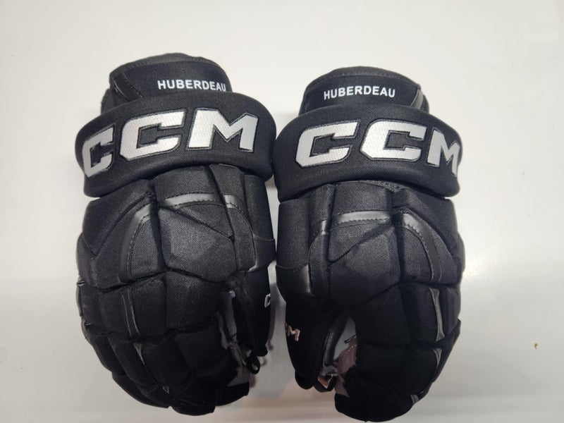 New CCM HG12 Hockey Gloves 14" Pro Stock - Huberdeau