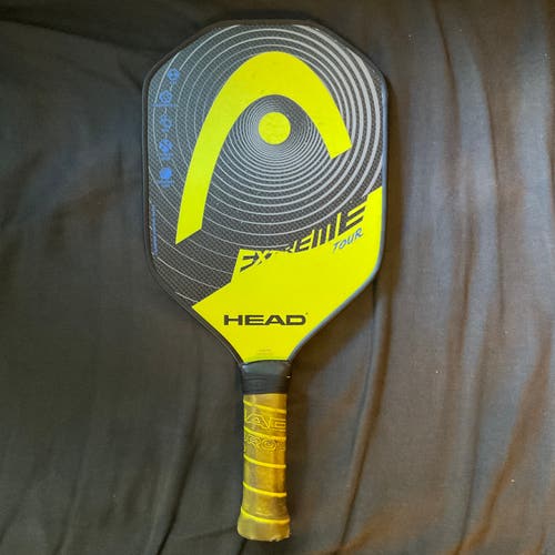 Yellow Used HEAD Extreme Tour Pickleball Paddle