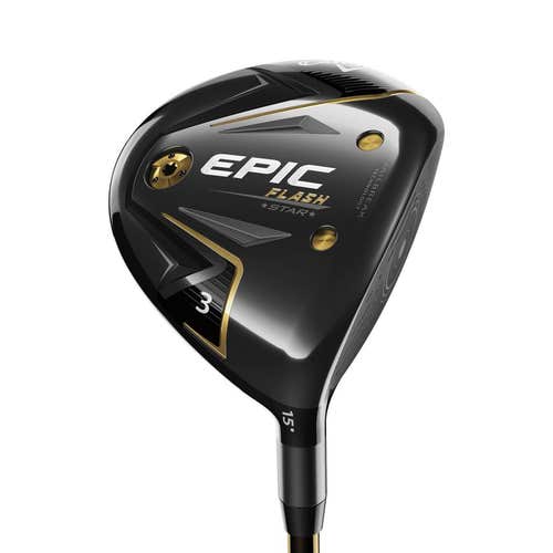 CALLAWAY 2019 EPIC FLASH STAR FAIRWAY 3 WOOD GRAPHITE REGULAR UST MAMIYA ATTAS SPEED SERIES 40 FWY