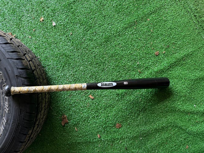 New 2024 Baum BBCOR Certified Wood Composite  32" White Stock Bat