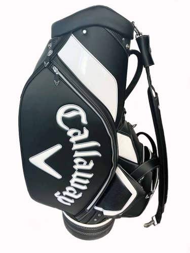 Callaway D.S.P.D. Staff Bag (6-way top, Black/White) Limited Edition 2018 NEW