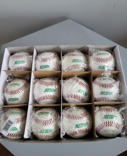 Diamond D1-HS Baseballs 12 Pack (1 Dozen) game balls