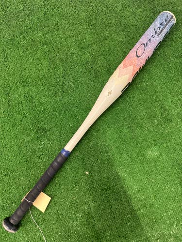 White Used Rawlings Ombre Bat (-11) Alloy 18 oz 29"