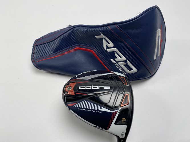 Cobra RAD Speed XB Peacoat Driver 9* HZRDUS Smoke iM10 6.0 60g Stiff RH HC