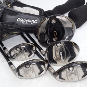 Cleveland 588 Custom 9* Driver, 3 Fairway Wood, 2,3,4 Hybrids Set Stiff # 176277